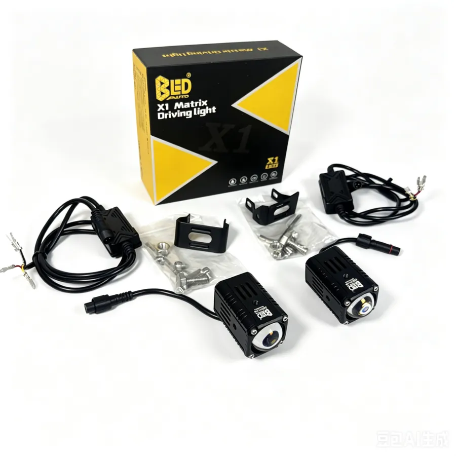 Paket lampu BiLED BledAuto X1 Matrix