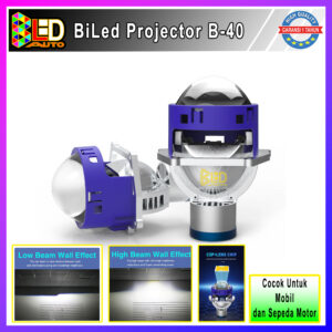Bled B40 Projector Terang Tembus Kabut Hujan || Biled Projie B40 110W 6000K-6500K - gambar utama