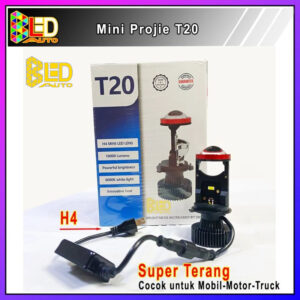 Mini Projie Biled projector Lampu mobil motor H4 super terang - gambar utama