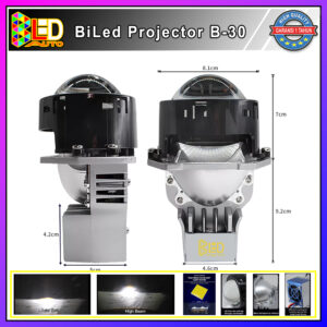 BLed B-30 65watt Lampu Biled Projector Mobil Motor Projie Lampu Tembak Tembus Kabut - gambar utama