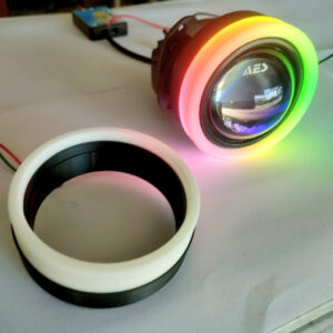 Bledauto Shroud RGB Bulat Slim 3D 210 Mode - gambar utama