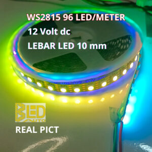 Bledauto Led Strip WS2815 12V 96 144 Led Permeter Lebar 10mm 12mm | WS 2815 RGBic MATRIX 12 VOLT Adressable - gambar utama