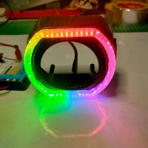 Bledauto Shroud BMW RGB Matrix DMX Konek HP Bluetooth Welcome Light Kustom Biled 2,5 Dan 3 Inch - gambar utama