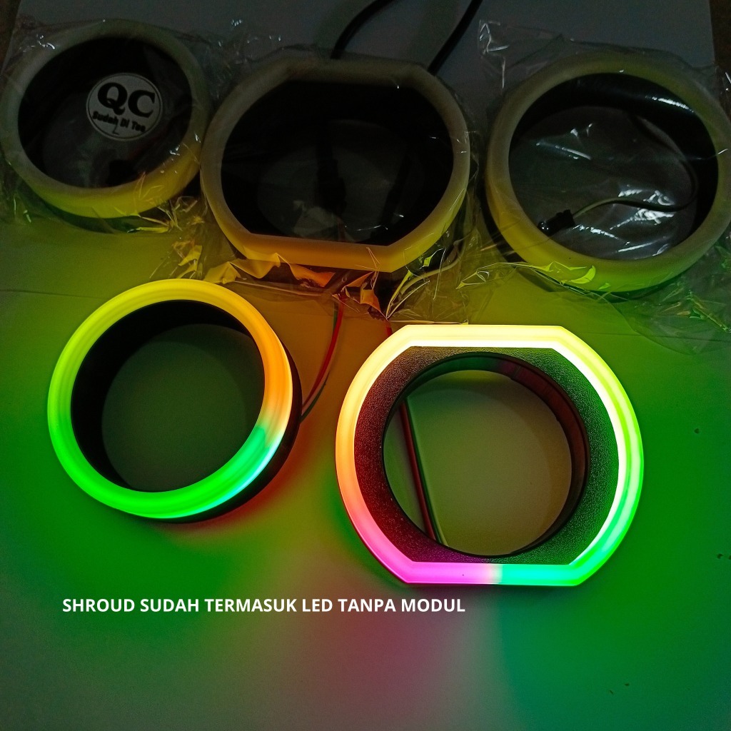Bledauto Shroud 3D Slim RGB Sudah Termasuk LED (Tanpa Modul) - gambar utama