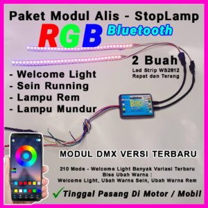 Bledauto Modul Lampu Alis Stop Lamp Paket Lengkap - gambar utama