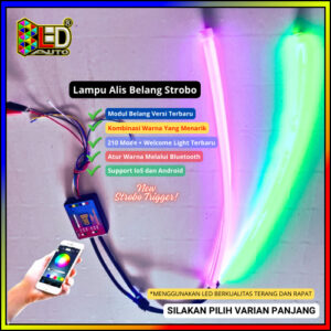 Bledauto Lampu Alis Belang Strobo RGB DMX Beda Warna Bledauto - gambar utama