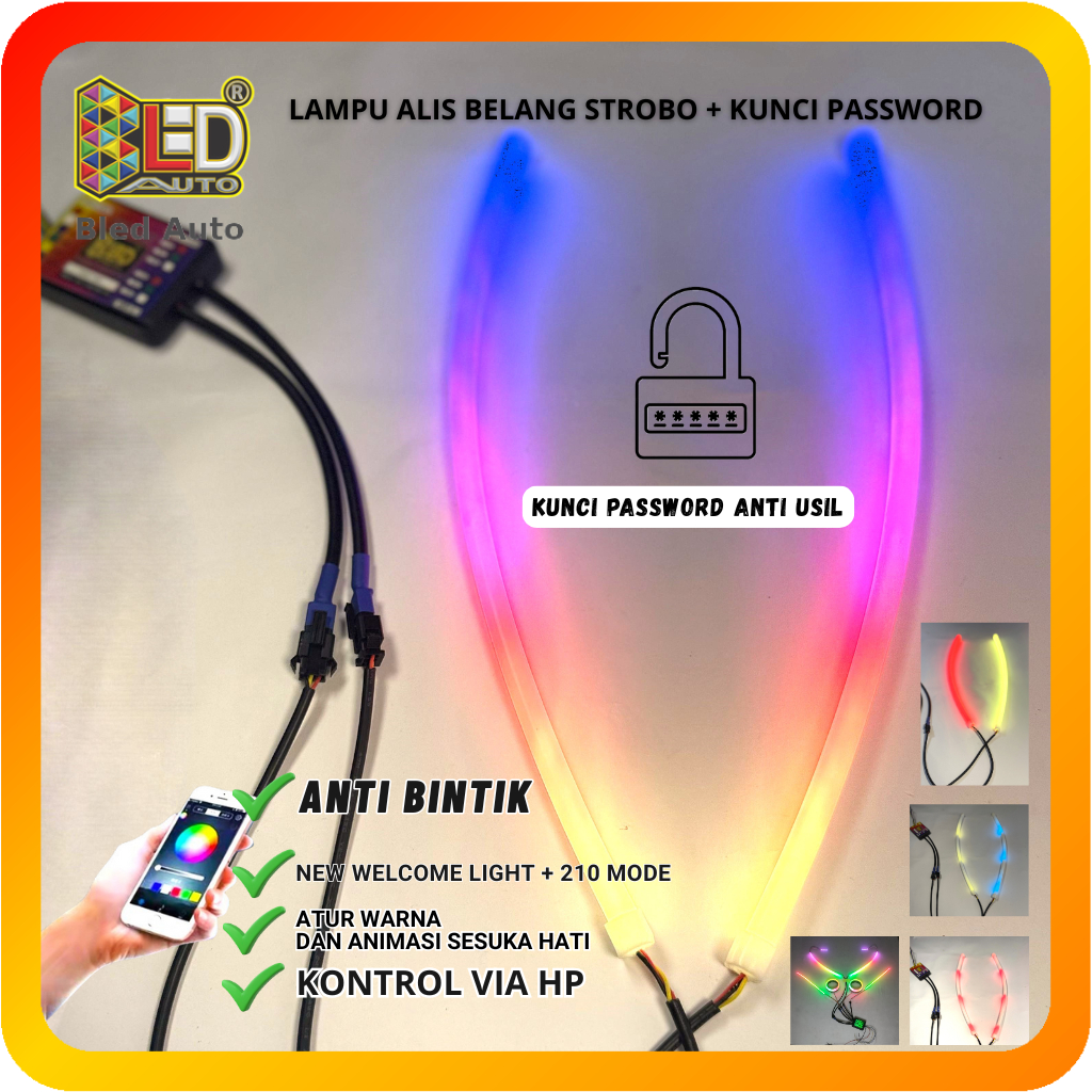 Lampu Alis RGB BledAuto