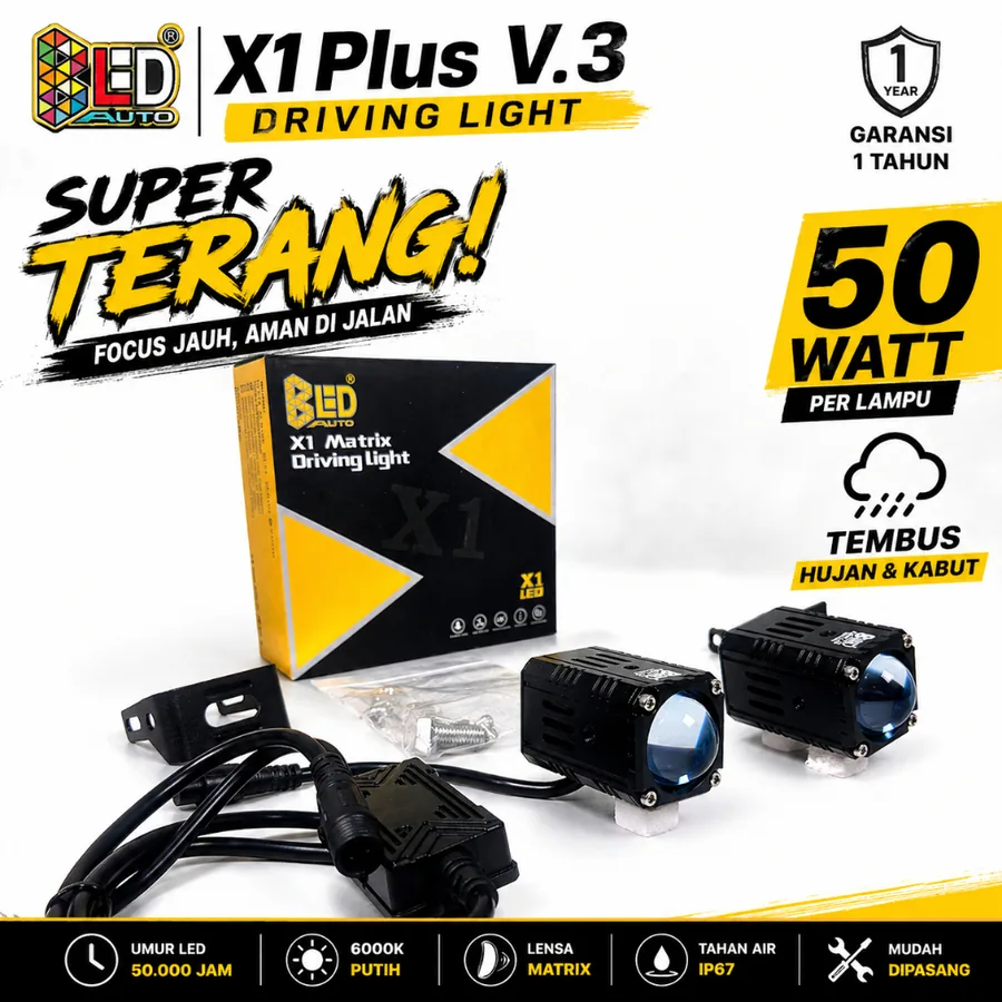 Mini Laser X1 Plus V3 BledAuto beserta paket produk